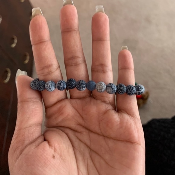 Lion head marble bracelet - Picture 2 of 2